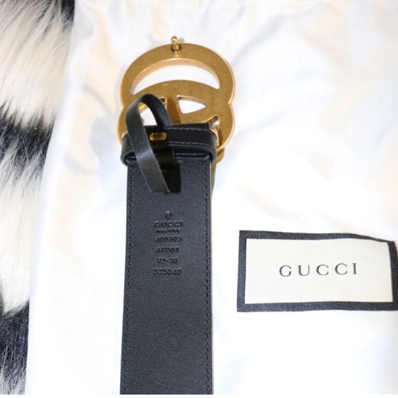 Gucci Donna Leather Cintura Belt size 95 - Picture 3 of 4